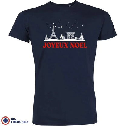 Joyeux Noël Paris Christmas Men's Organic Cotton Tee - Create Marketplace