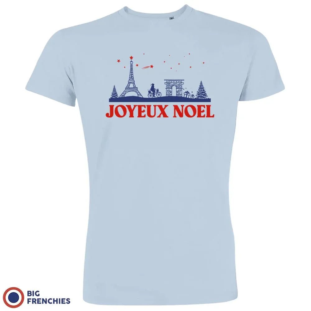 Joyeux Noël Paris Christmas Men's Organic Cotton Tee - Create Marketplace