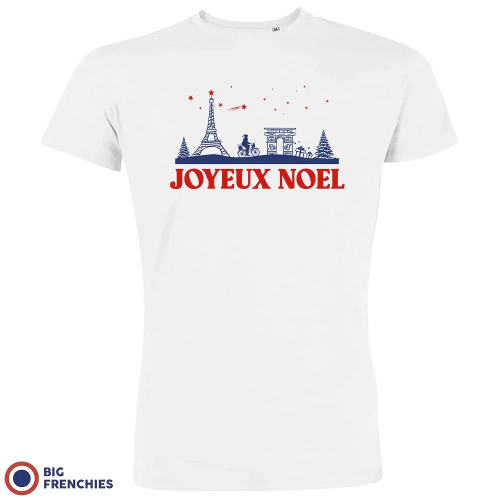 Joyeux Noël Paris Christmas Men's Organic Cotton Tee - Create Marketplace