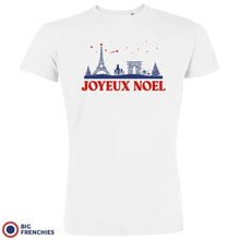 Joyeux Noël Paris Christmas Men's Organic Cotton Tee - Create Marketplace