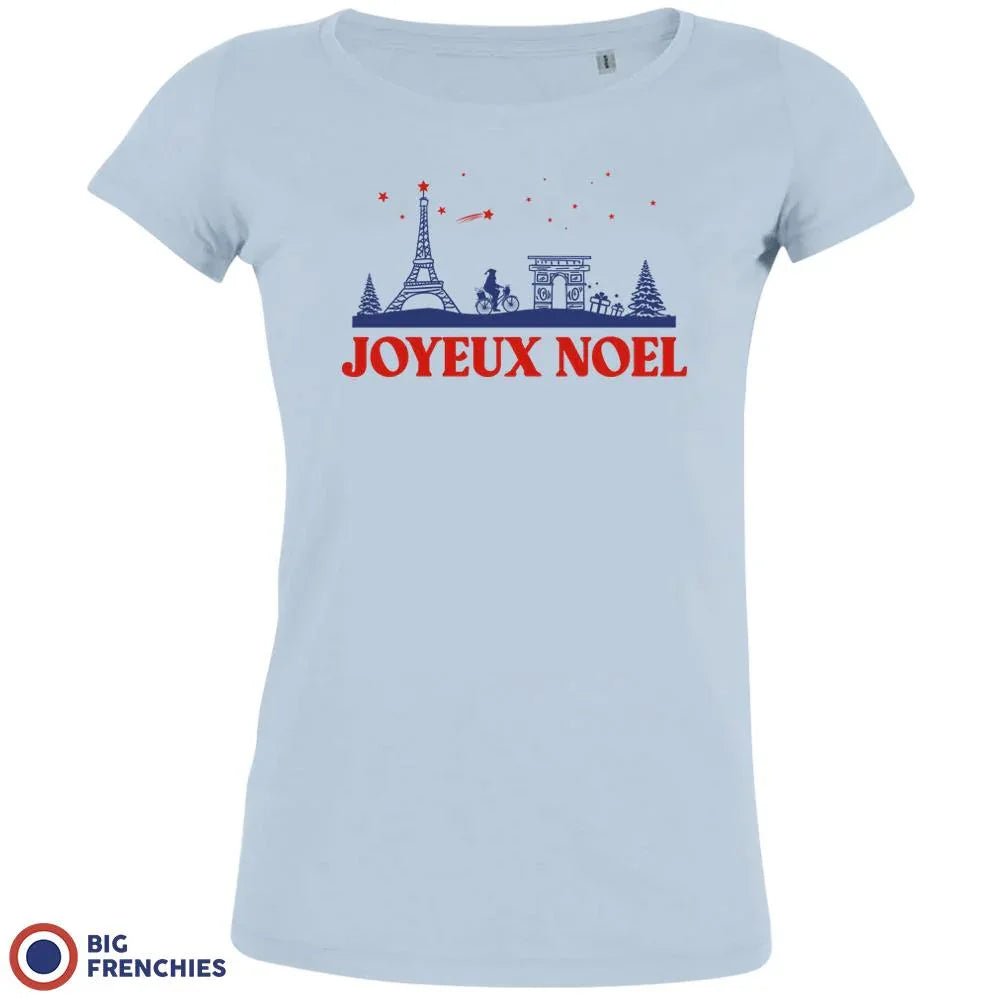 Joyeux Noël Paris Christmas Women's Organic Cotton Tee - Create Marketplace