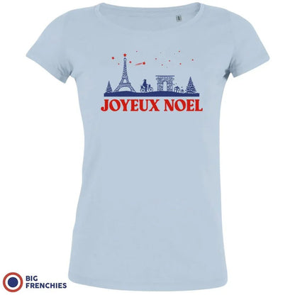 Joyeux Noël Paris Christmas Women's Organic Cotton Tee - Create Marketplace