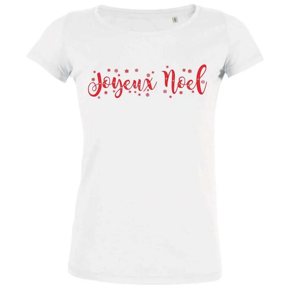 Joyeux Noel Women's Organic Tee - Create Marketplace