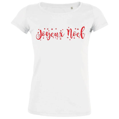 Joyeux Noel Women's Organic Tee - Create Marketplace