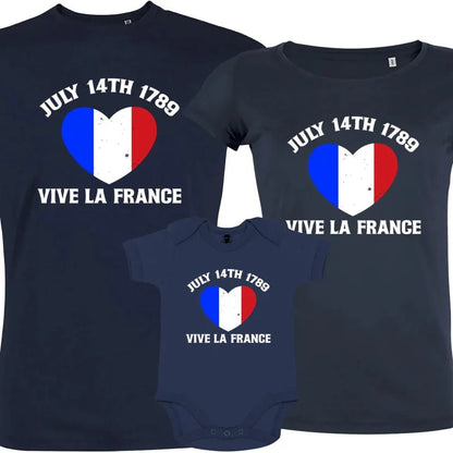 July 14Th Vive La France Matching Organic Cotton Family Set (Set of 3) - Create Marketplace