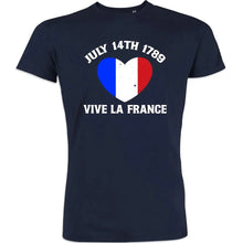 July 14Th Vive La France Tower Men's Organic Cotton Tee - Create Marketplace