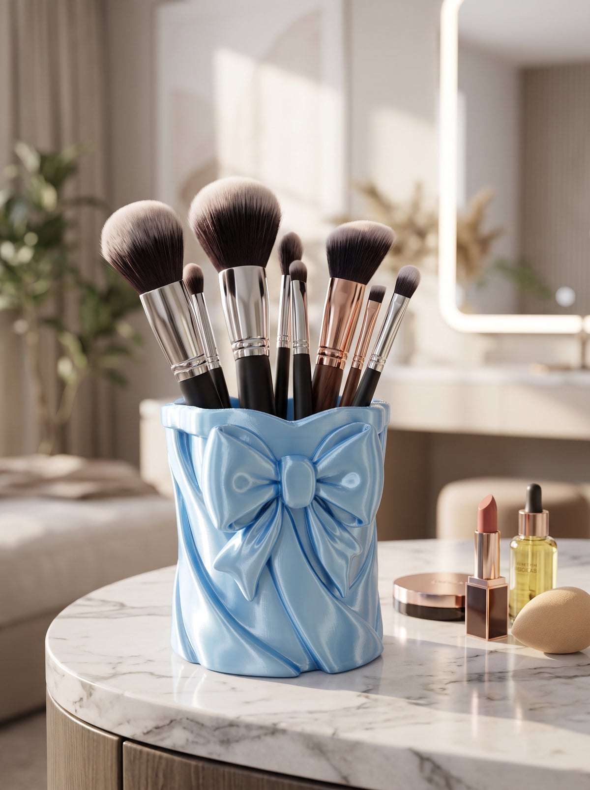 Bow Vanity Organizer & Flower Pot