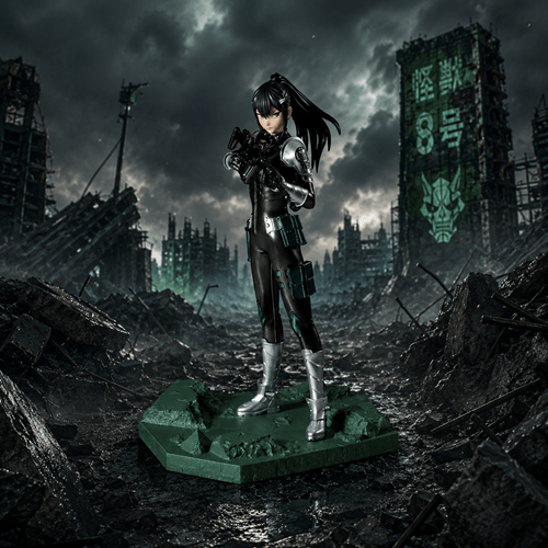 Kaiju No. 8 Mina Ashiro Metallic Version Statue - Create Marketplace