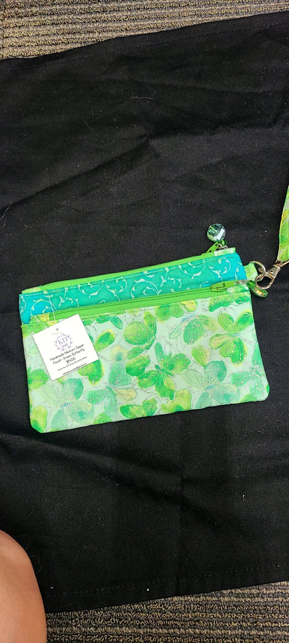 KatiBug- Med 2 pocket zipper wallet - Create Marketplace
