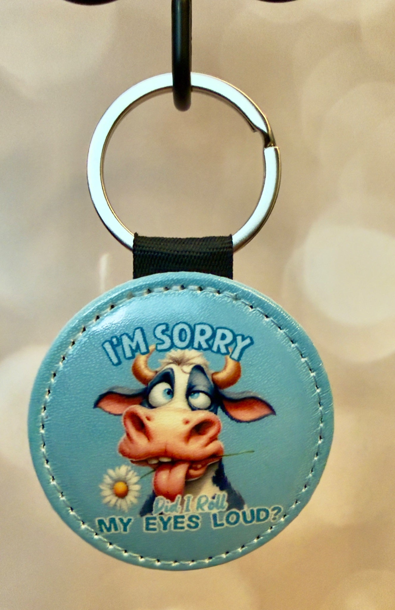 Keychain (DS) - I'm Sorry Cow - Create Marketplace