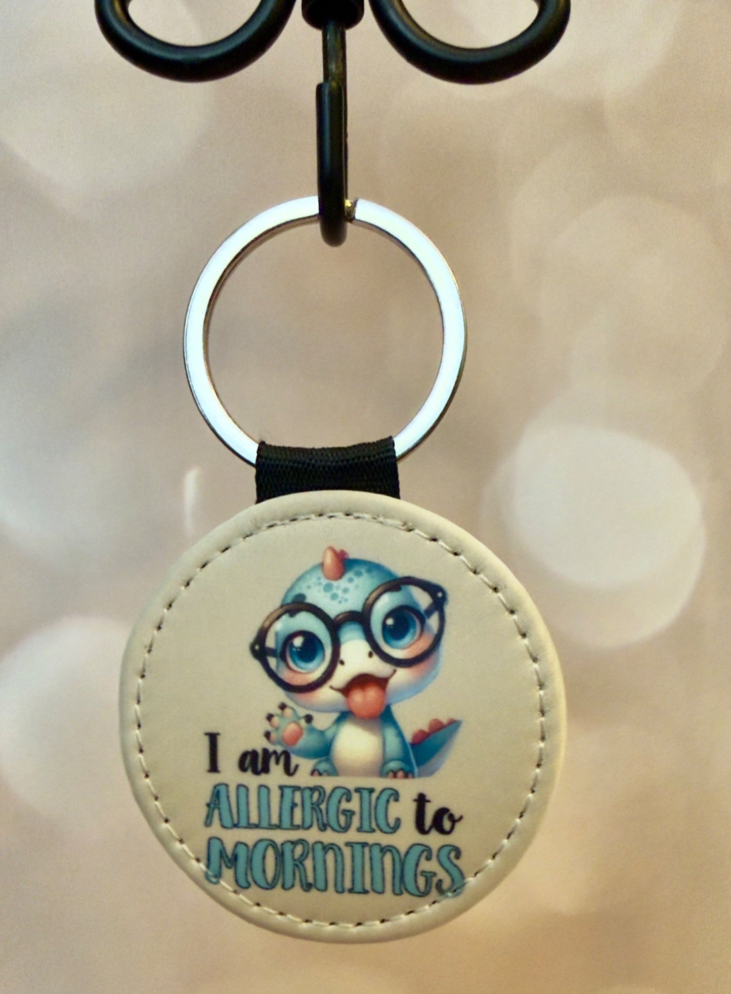 Keychain (R) - Allergic Dino - Create Marketplace