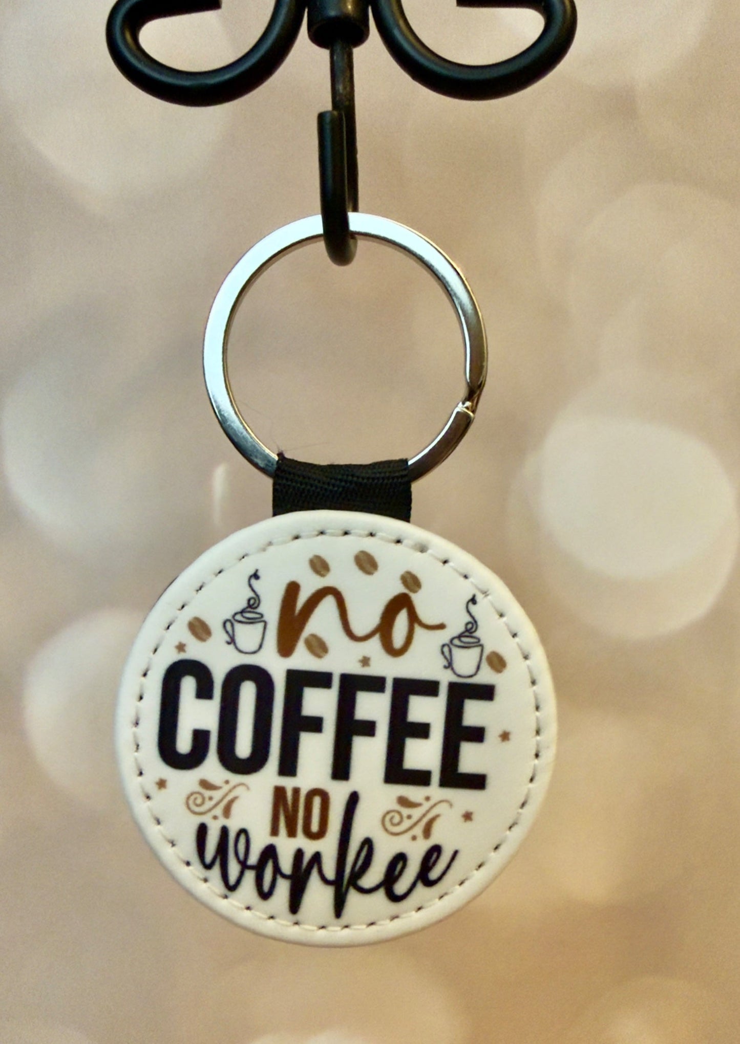 Keychain (R) - No Coffee - Create Marketplace