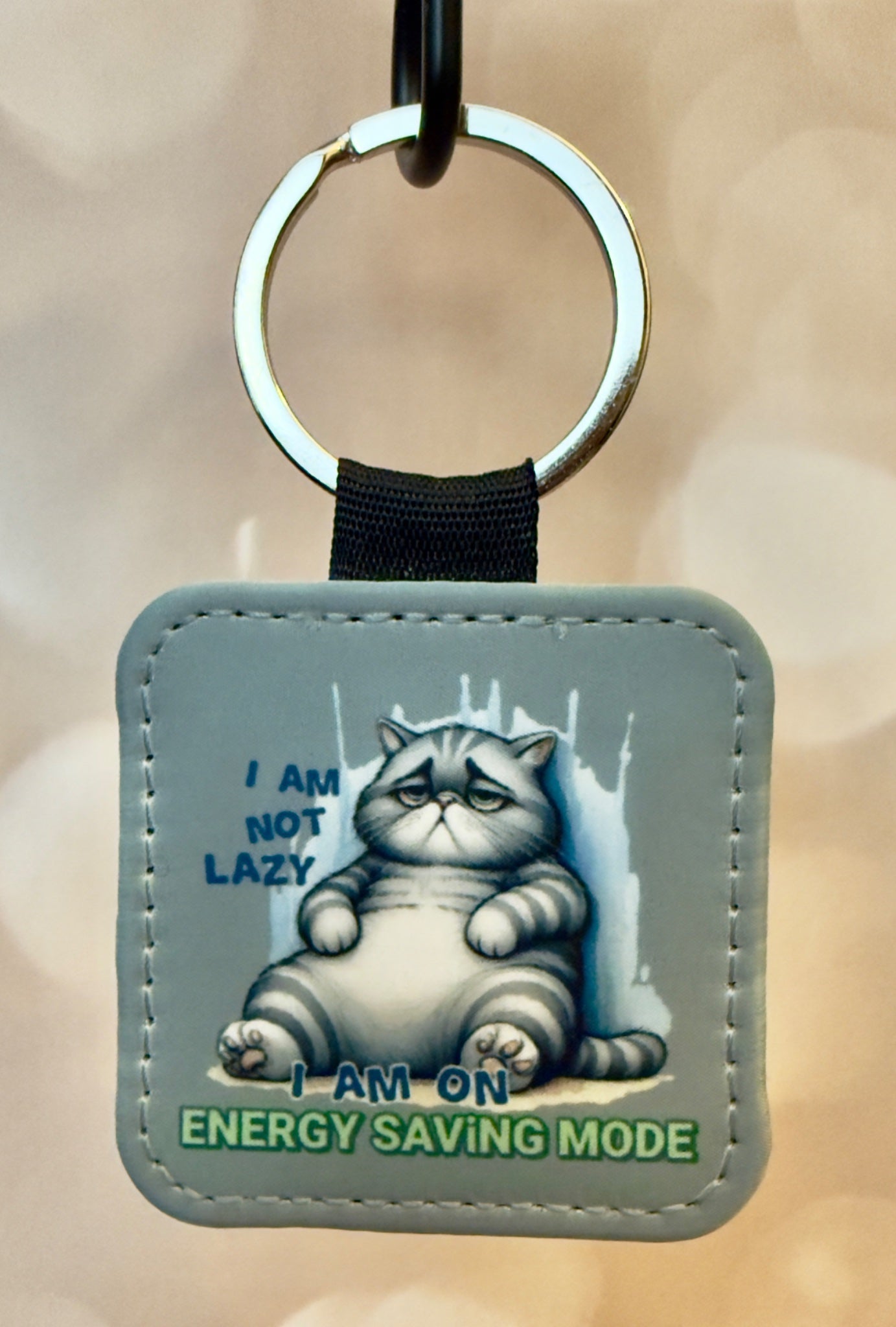 Keychain (Sq) - Energy Saving - Create Marketplace