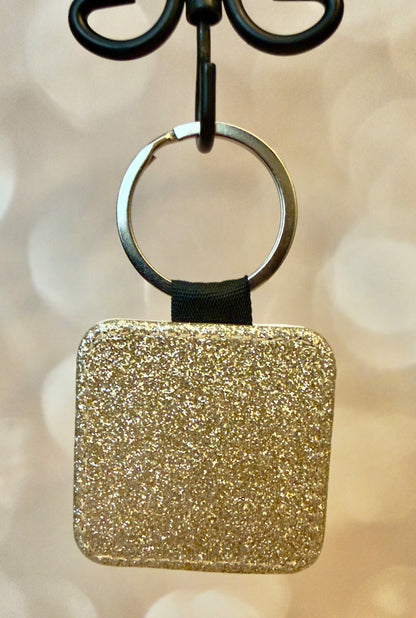 Keychain (Sq) - Sorry Late - Create Marketplace