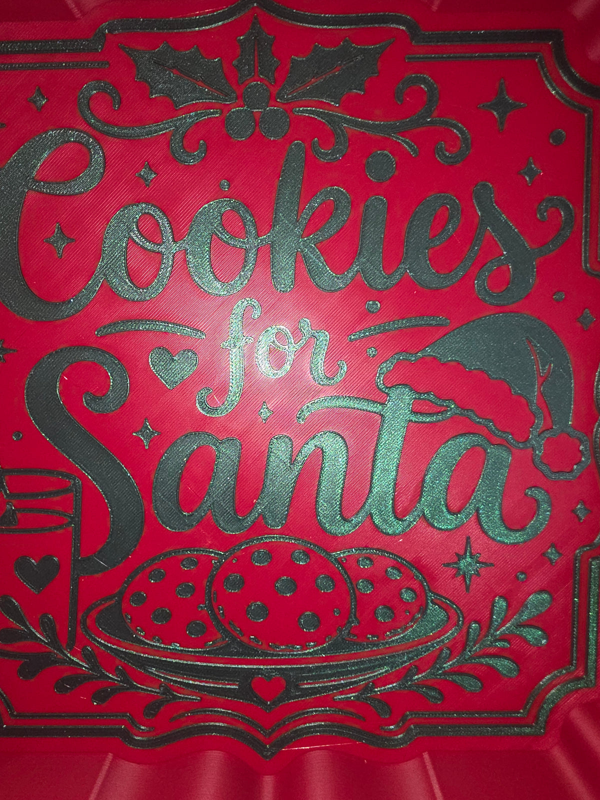 Bandeja para servir «Galletas para Papá Noel»
