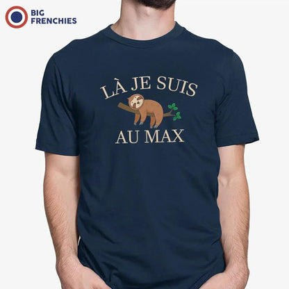 Là Je Suis Au Max Men's Organic Cotton Tee - Create Marketplace
