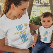 La Mamá Messi, Futuro Campeón Mom and Child Organic Cotton T-Shirts family Set (Set of 2) - Create Marketplace