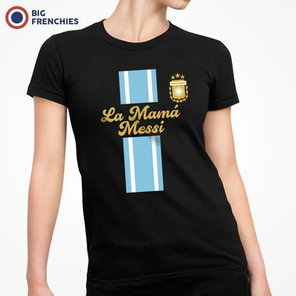La Mamá Messi Soccer Women's Organic Cotton Tee - Create Marketplace