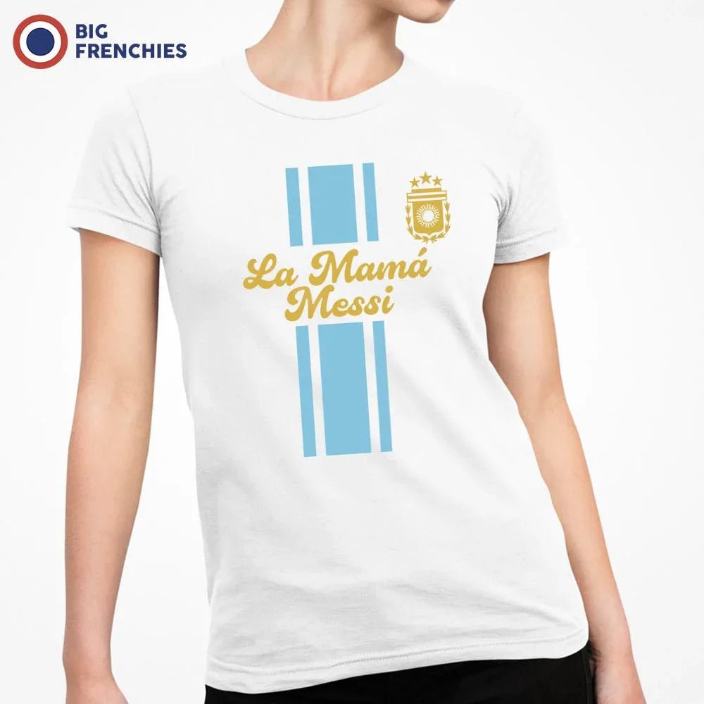 La Mamá Messi Soccer Women's Organic Cotton Tee - Create Marketplace