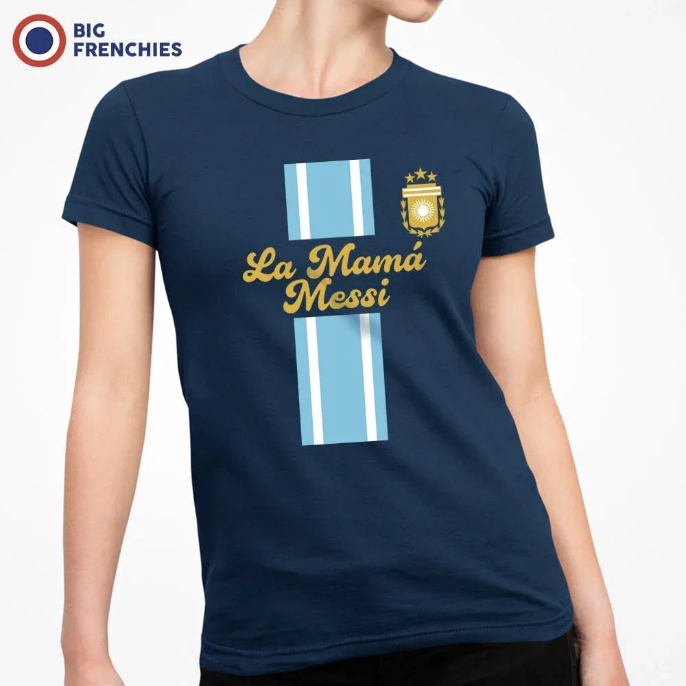 La Mamá Messi Soccer Women's Organic Cotton Tee - Create Marketplace
