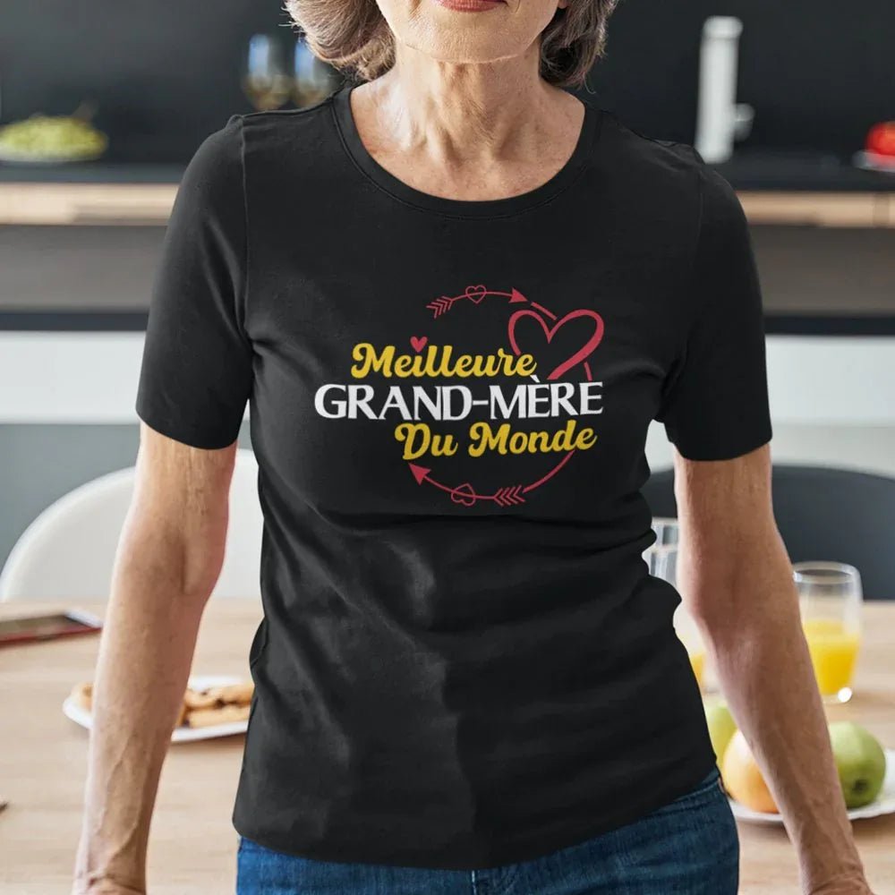 La Meilleure Grand-mère Du Monde Women's Organic Cotton Tee - Create Marketplace