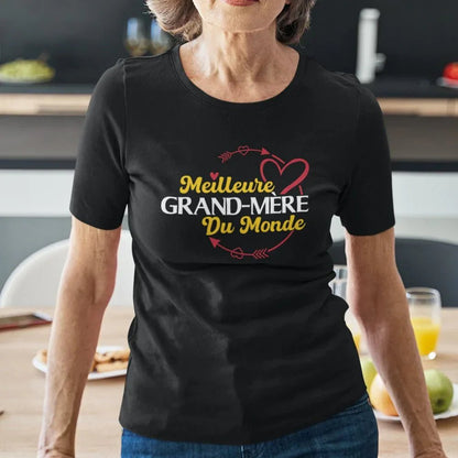 La Meilleure Grand-mère Du Monde Women's Organic Cotton Tee - Create Marketplace