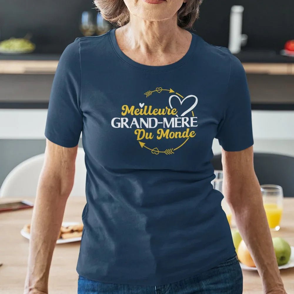 La Meilleure Grand-mère Du Monde Women's Organic Cotton Tee - Create Marketplace