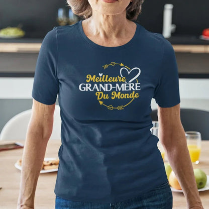 La Meilleure Grand-mère Du Monde Women's Organic Cotton Tee - Create Marketplace