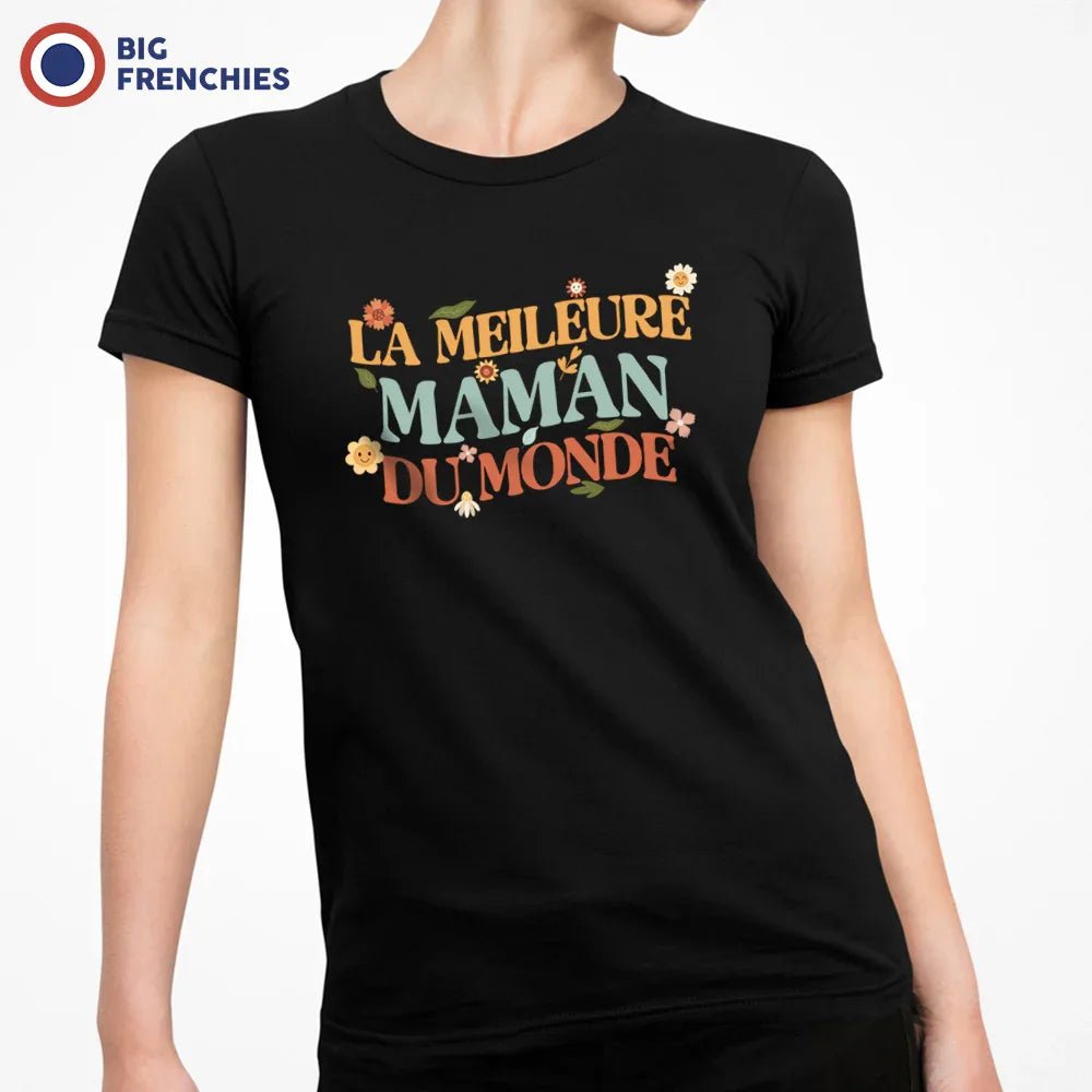 La meilleure Maman Du Monde Women's Organic Cotton Tee - Create Marketplace