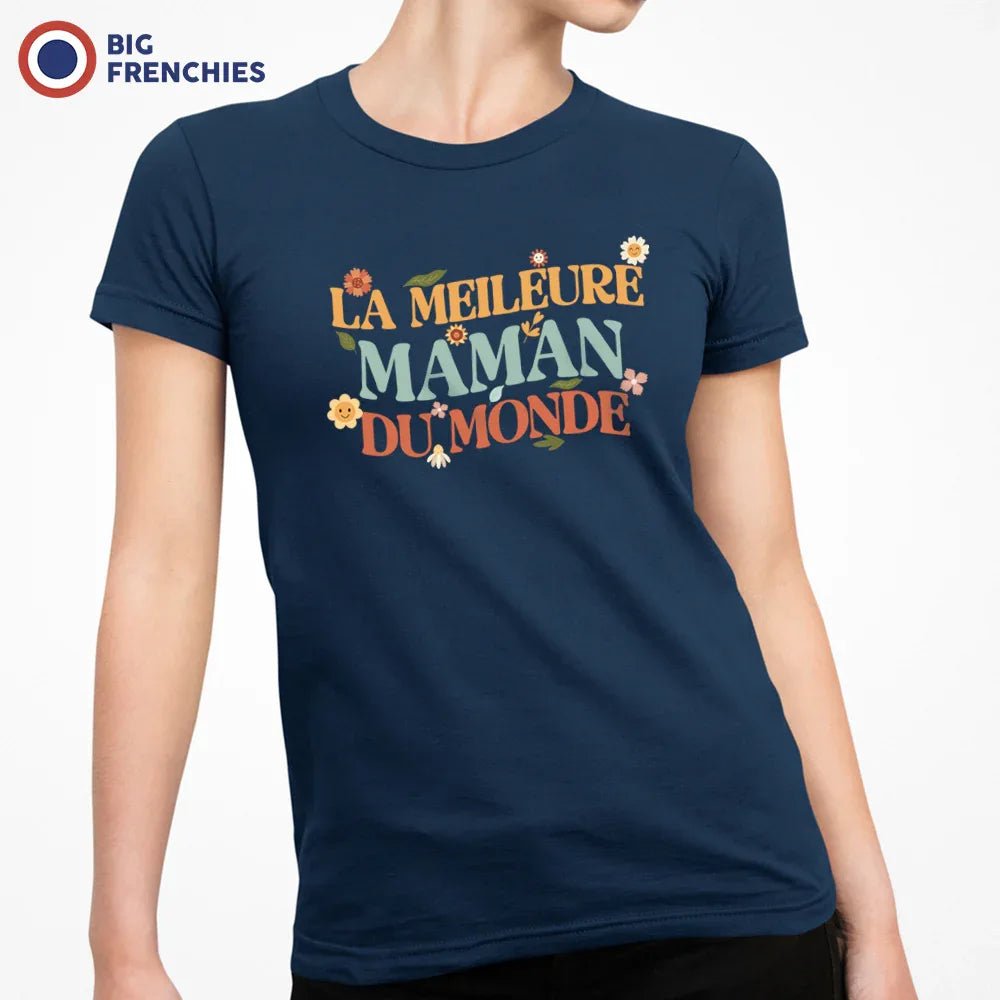 La meilleure Maman Du Monde Women's Organic Cotton Tee - Create Marketplace