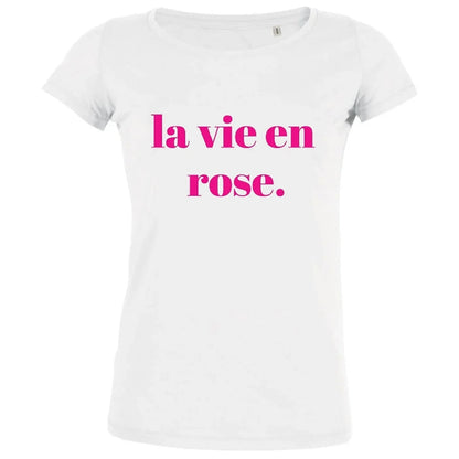 La Vie en Rose Women's Organic Tee - Create Marketplace