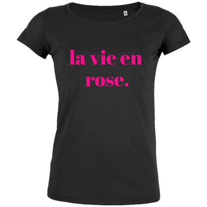 La Vie en Rose Women's Organic Tee - Create Marketplace