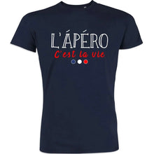 L'apéro C'est La Vie Men's Organic Cotton Tee - Create Marketplace