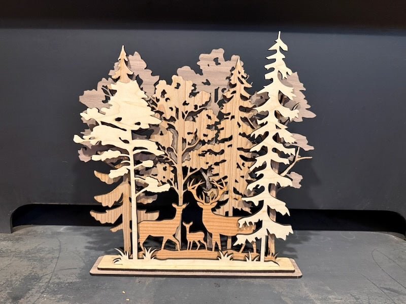 Layered buck, doe, fawn - Create Marketplace