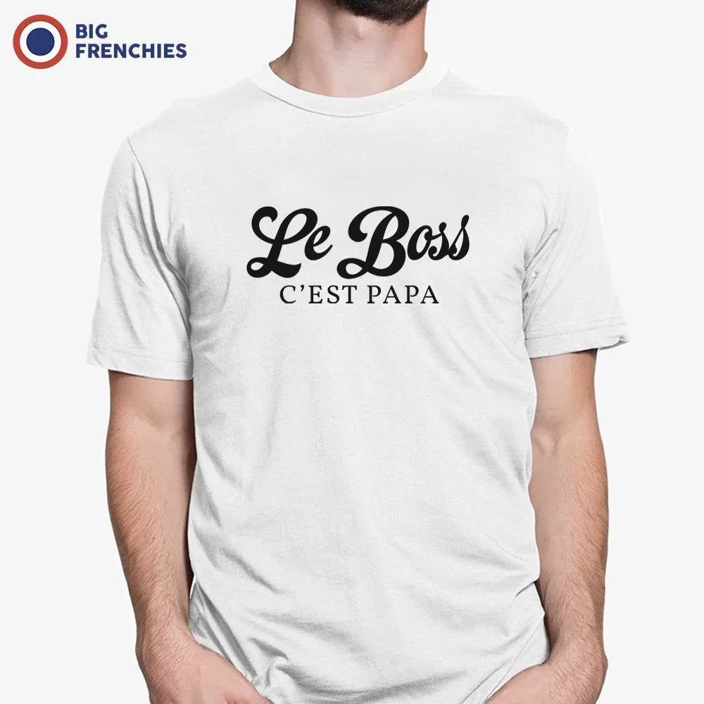 Le Boss C'est Papa Men's Organic Cotton Tee - Create Marketplace