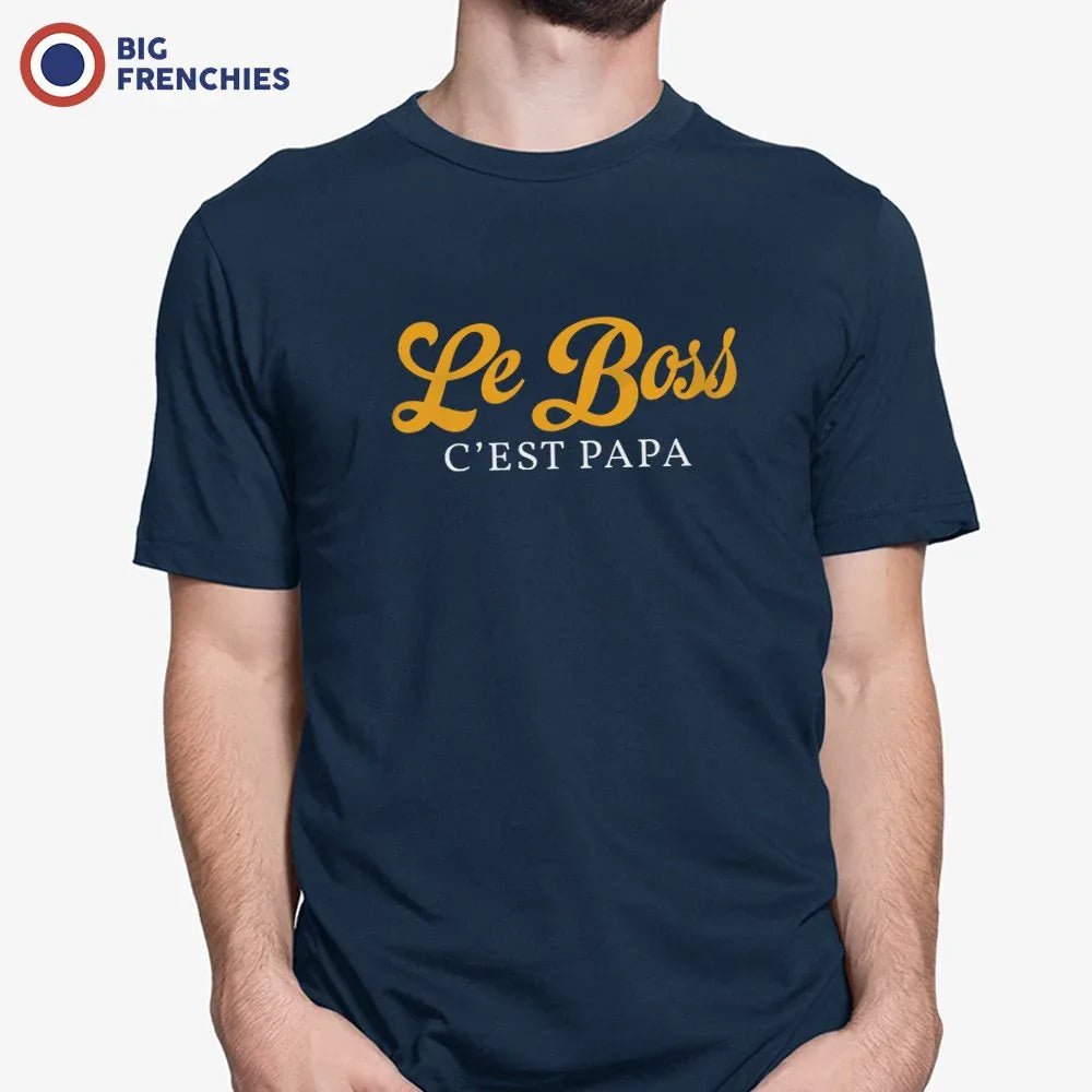 Le Boss C'est Papa Men's Organic Cotton Tee - Create Marketplace