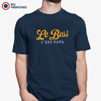 Le Boss C'est Papa Men's Organic Cotton Tee - Create Marketplace