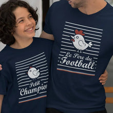 Le Père Du Football, Petit Champion Dad and Child Organic Cotton T-Shirts Family Set (Set of 2) - Create Marketplace