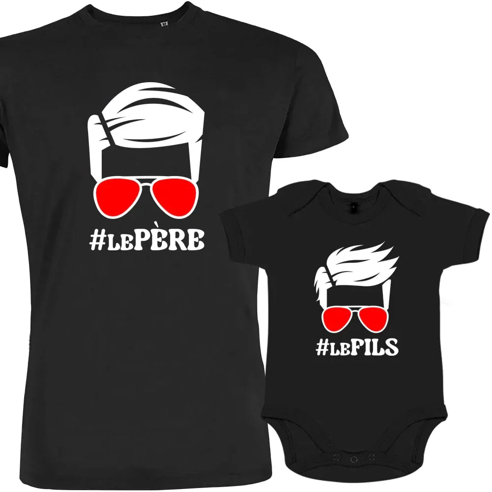 Le Père Le Fils Dad and Child Matching Organic Outfit - Create Marketplace