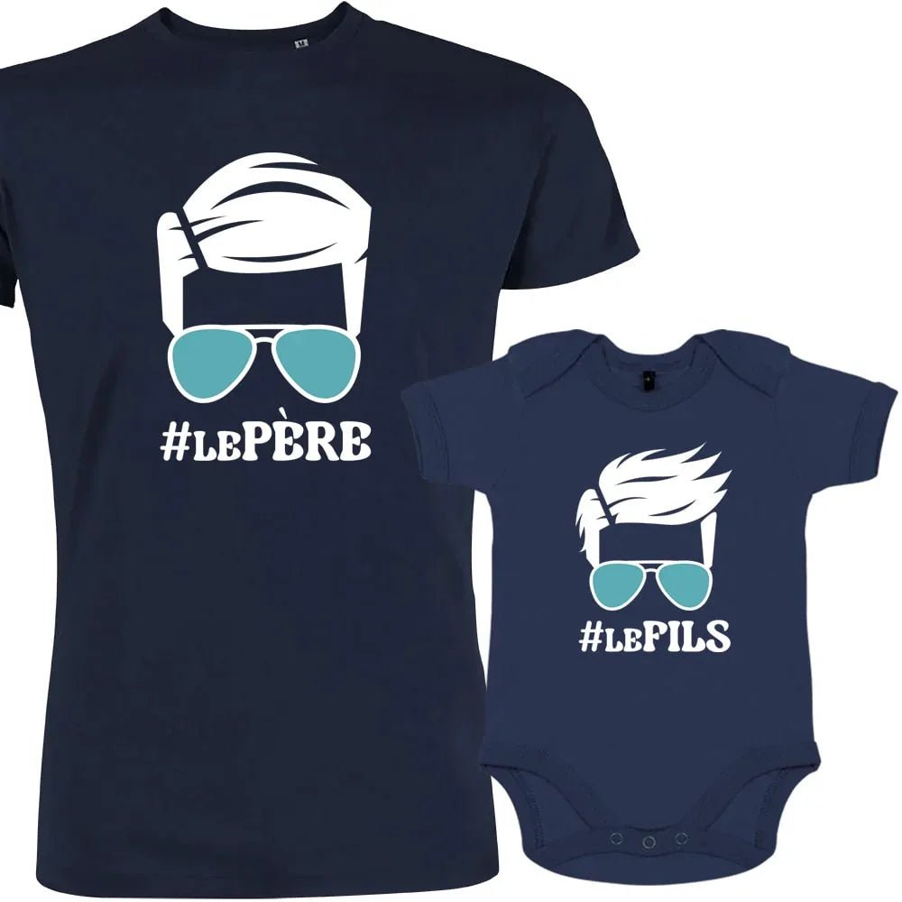 Le Père Le Fils Dad and Child Matching Organic Outfit - Create Marketplace