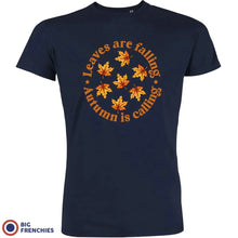 Leaves Are Falling Autumn Is Calling Men's Organic Cotton Tee - Create Marketplace