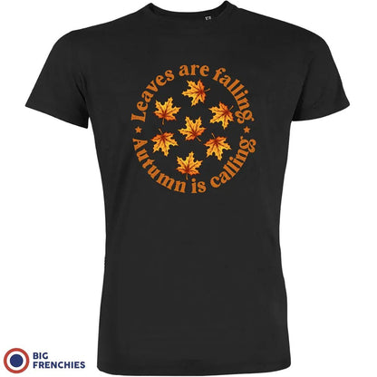 Leaves Are Falling Autumn Is Calling Men's Organic Cotton Tee - Create Marketplace