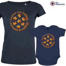 Leaves Are Falling Autumn Is Calling Mom and Child Organic Cotton family Set (Set of 2) - Create Marketplace