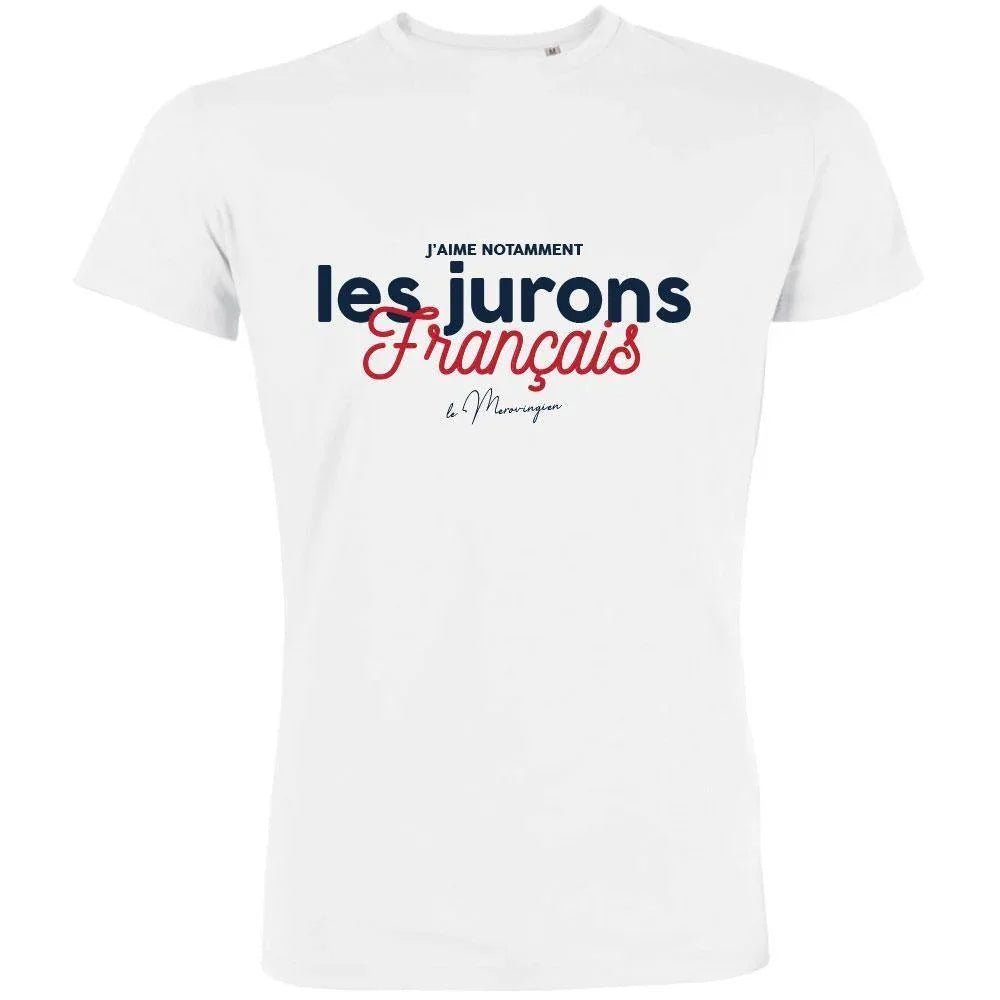 Les Jurons Français Men's Organic Tee (Navy) - Create Marketplace