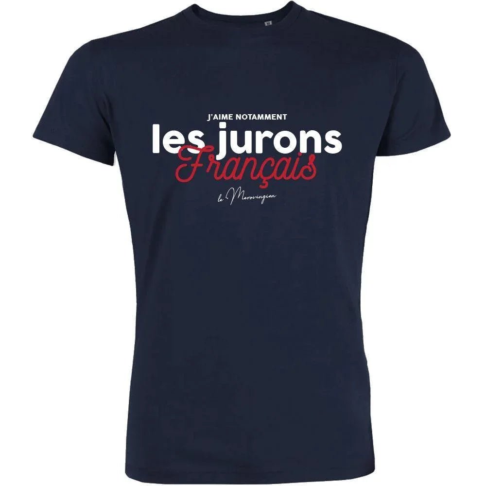 Les Jurons Français Men's Organic Tee (White) - Create Marketplace