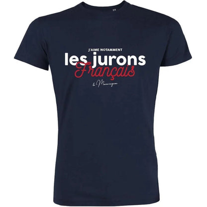 Les Jurons Français Men's Organic Tee (White) - Create Marketplace