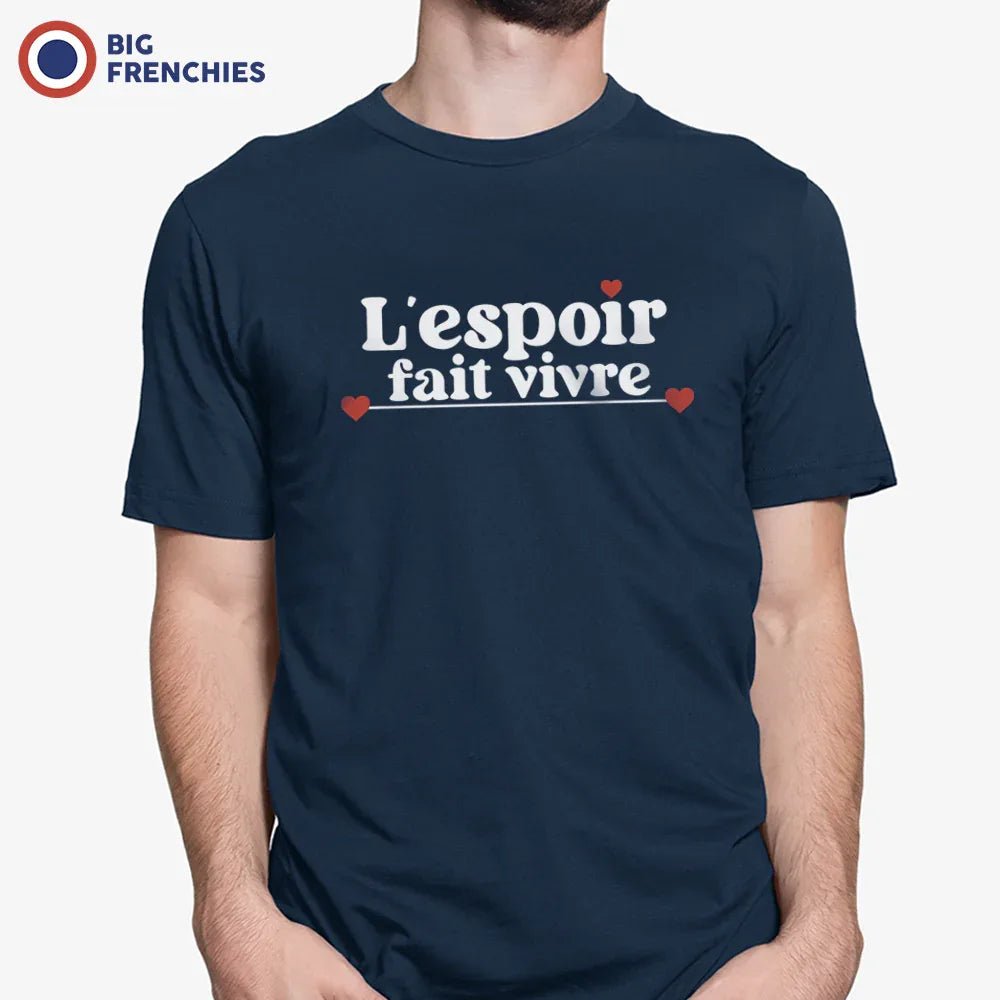 L'espoir Fait Vivre Men's Organic Cotton Tee - Create Marketplace
