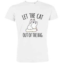 Let The Cat Out Of The Bag Men's Organic Tee - Create Marketplace