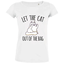 Let The Cat Out Of The Bag Women's Organic Tee - Create Marketplace
