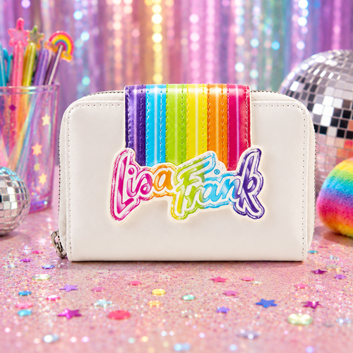 Lisa Frank Rainbow Logo Zip Around Wallet - Create Marketplace